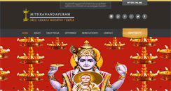 Desktop Screenshot of mithranandapuramtemple.org